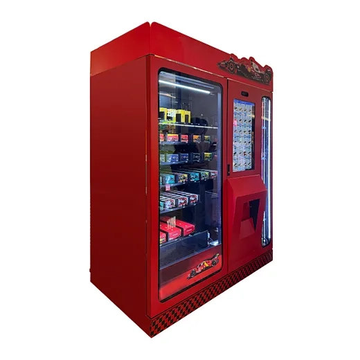 Fashion Toy Car Model  Vending Machine with Transparent Cabinet and Costomized Stickers