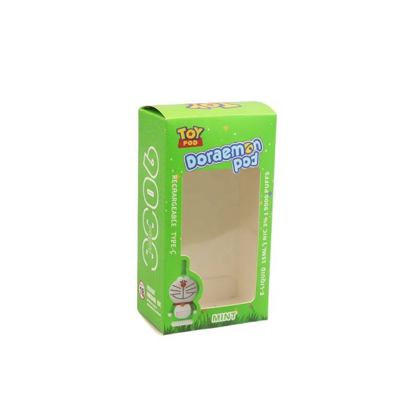 Eco-Friendly Recycled Ivory Board Paper Box with Transparency Lid for Custom Size Packaging