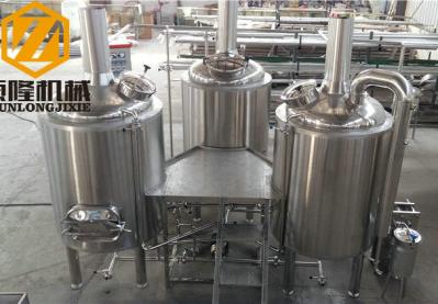 Mash Infusion Beer Brewing Kit Food Grade Centrifugal Pump VFD With Tangent Tube