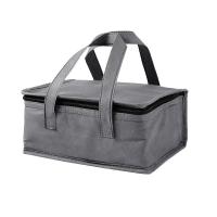 Sac à repas isolé sur mesure non tissé isolant thermique épaissi en coton gris