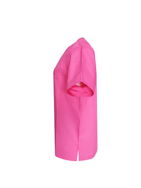 180 GSM Rose Red Dividing Line Nurse Medical Scrubs Antimicrobial Wrinkle-free