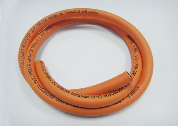 Orange Braid Reinforced PVC Plastic Gas Air Hose 1/4-1'' Water Hose