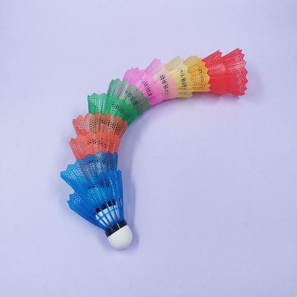 Outdoor Indoor Badminton Shuttlecock Nylon Mixed Colours