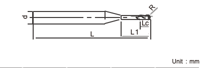 Graphite Deep Groove Ball Nose End Mills 2 Flute OEM ODM For Aerospace