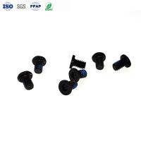 M1 * 2 Micro Small Screw Black Zinc Nickel Alloy Small Torx Screws cabeça plana