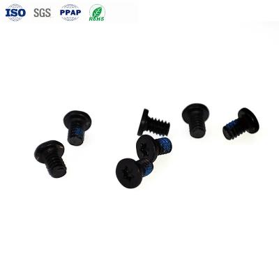 Tornillo de cabeza plana Torx de acero inoxidable M1x2mm, grado A2-50