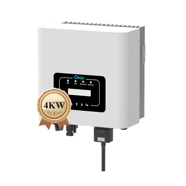 Deye New SUN-4K-G04 P1-EU-AM1 4kW Single Phase 1 MPPT Solar Energy  4kW on Grid PV System String Inverter