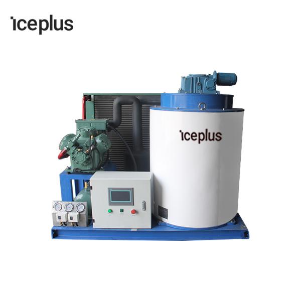 Sea Water Salt Water Flake Ice Machine  Air Cooling / Water Cooling System