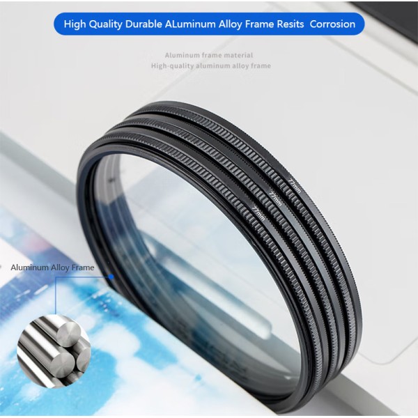 Customizable Sizes Starburst Camera Filter 37mm - 82mm Optical Glass Filter For DSLR Cameras