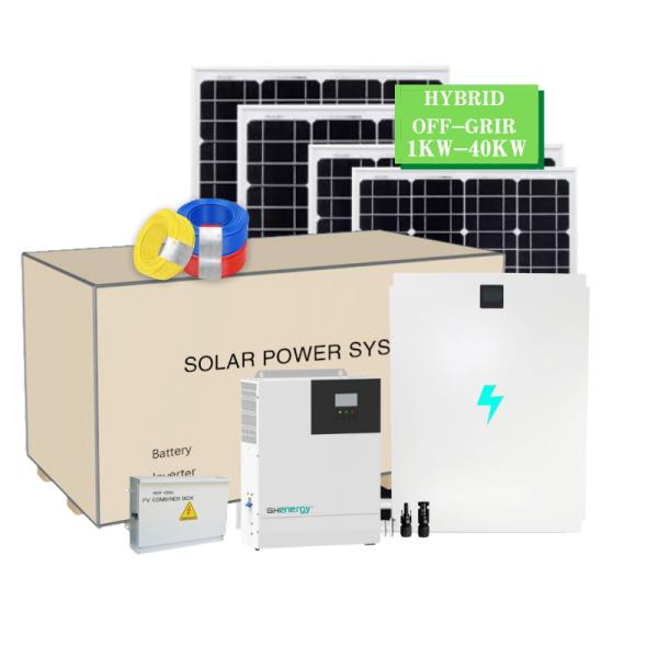Gonghe PID Resistant Home Solar System , 120V Residential Solar Energy Systems