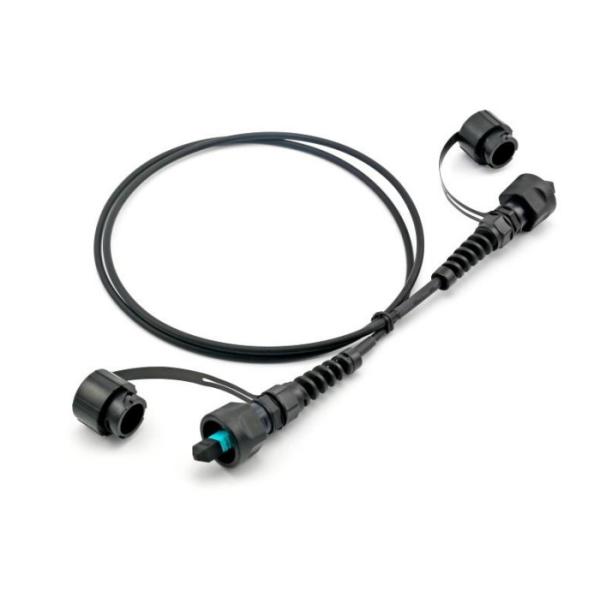 Armored ODVA MPO/MTP к сборкам кабеля оптического волокна соединителя MPO/MTP водоустойчивым