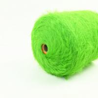 Fio Textured da pena da pestana da bola de Ping Pong Yarn Nylon Fluffy Yarn para fazer malha