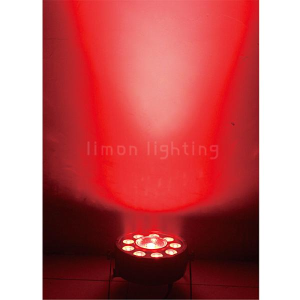 9+1 High Brightness 30W RGB 3in1 LED Wash Disco Party Stage Plastic Flat Par Lights