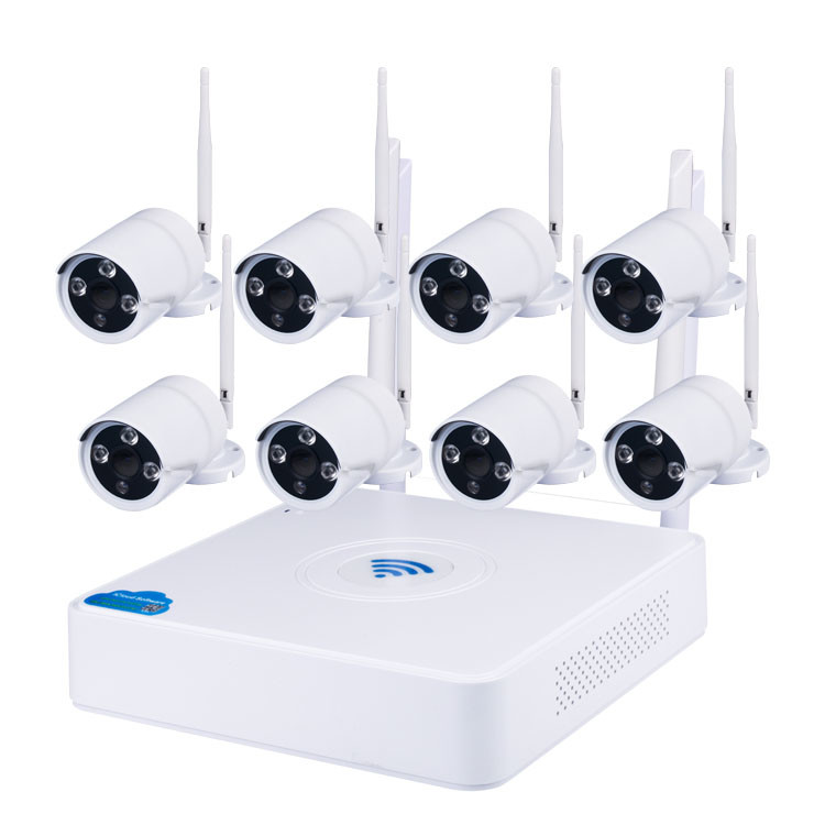 Наблюдение 1080P беспроводное NVR системы камеры слежения Wifi 8 каналов