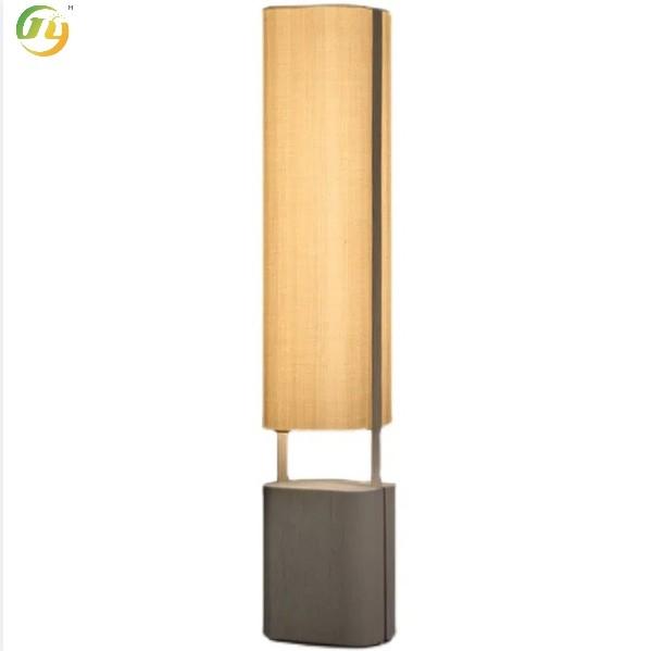 Lumière de sol en tissu Nordique Minimaliste Créatif Chambre d'hôtel à côté du lit H=1.65m