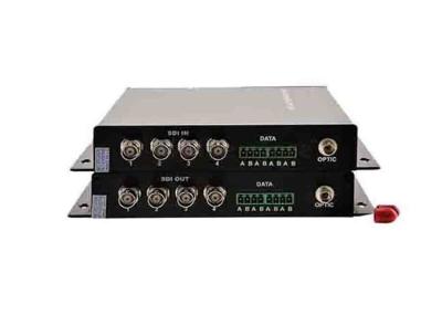 4CH HD SDI Fiber Converter 1 Fiber Optical Port 4 BNC Ports