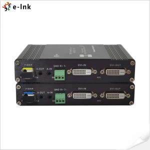 1Ch 1080P Bidi DVI + 1Ch Bidi RS232 + 1Ch Bidi Stereo Audio + GPIO over Fiber