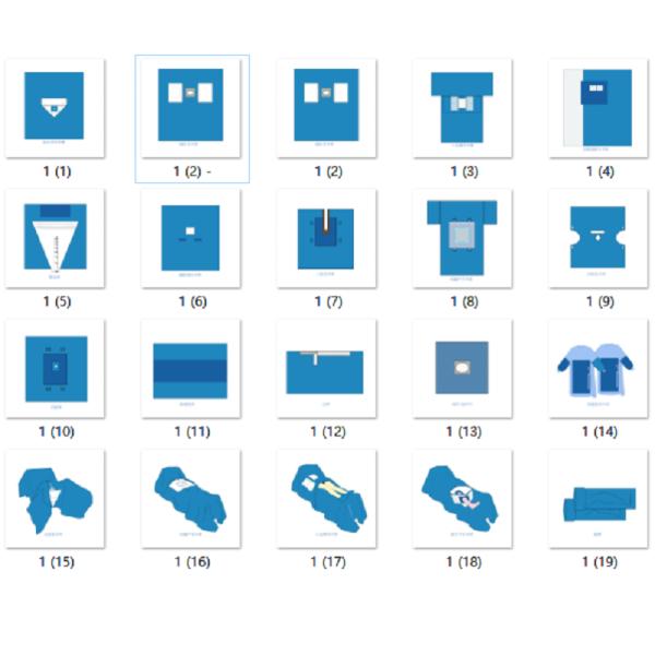 Лапароскопия больницы SMS устранимая задрапировать хирургический лист стерильный