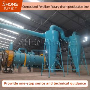 380V Compound Fertilizer Granulator Line for NPK Production 3-8mm