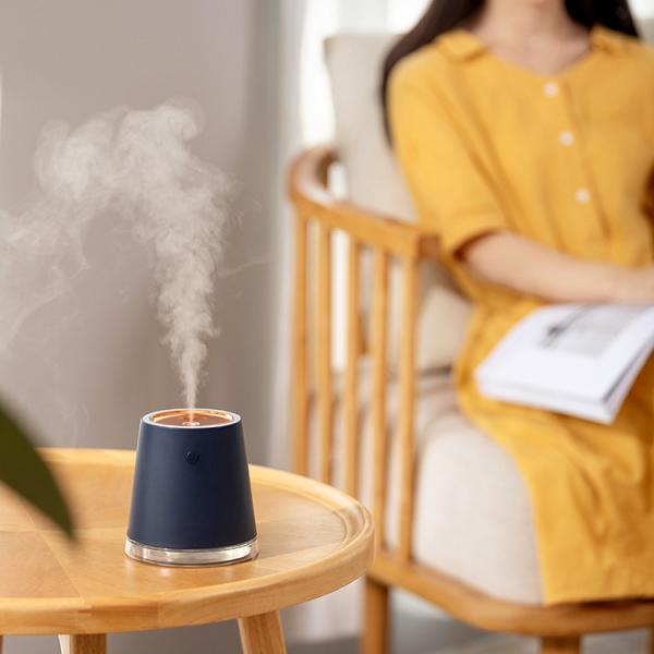 Desk Whisper Quiet Air Purifier Humidifier Small Lightweight Night Light Humidifier