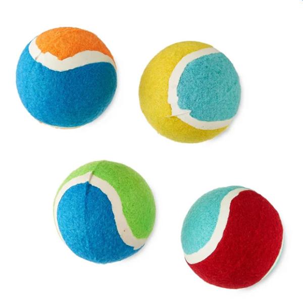 dog toy gun tennis ball throw for pet playing 2.5inch 3 pack