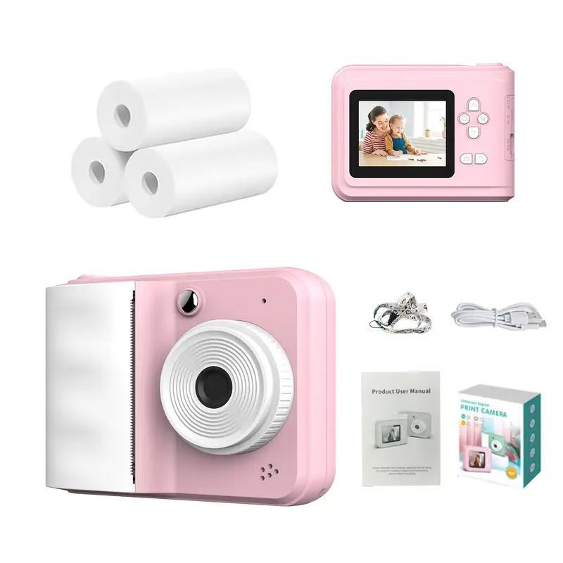 Cross-border Exclusive Supply of Instant Print Digital Cameras, Children's Mini Cameras, High-pixel Toy Mobile Phones, and Camer