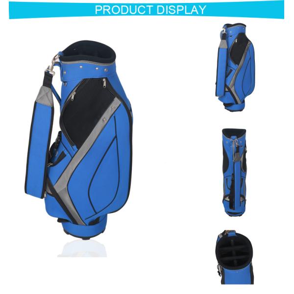 Тип плечевой ремень Софтбак гольфа сумки спорт нейлона голубой разделяет сумки клобука
