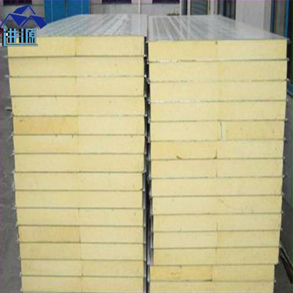 insulated grey white 0.426mm double steel polyurethane foam cold room sandwich panel