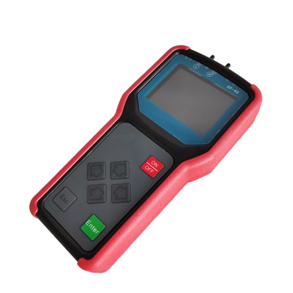 Medidor de presión diferencial digital DP-40, rango ±500Pa