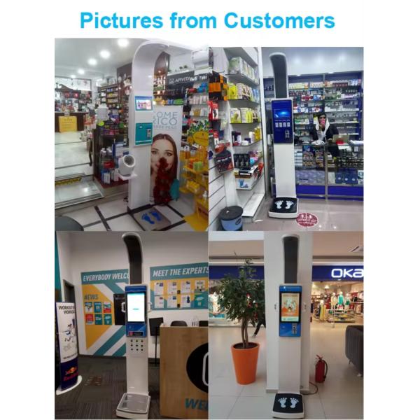 Scale for Weighing People Blood Pressure Height Weight Ultrasound Machine Body Analysis Scale