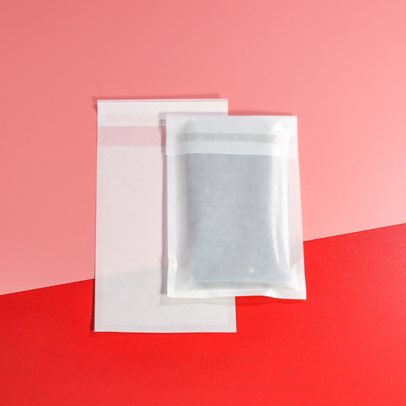 100% Degradation Glassine Paper Bag Wax Paper Bag For T-shirt And Clothing Packaging
