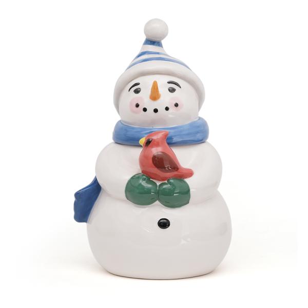 Керамические банки с крышками Рождественские праздники Кухня Кофе Чай Печенье Подарок Керамическая банка 3D Ручная живопись