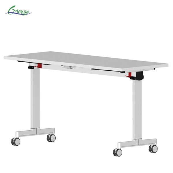 Customize Your Folding Table with 1.5mm Cold Rolled Steel Leg Wooden Furniture