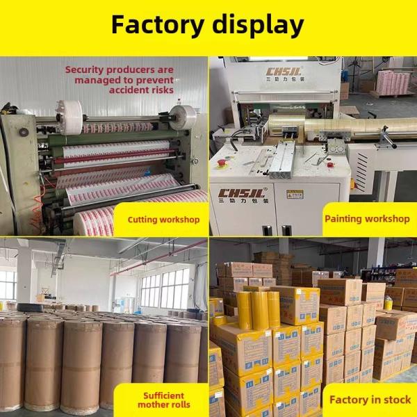Single Sided Custom BOPP Tape Eco Friendly Kraft Self Adhesive Paper Waterproof