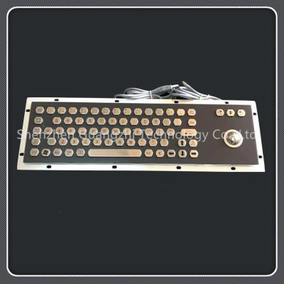 Superfície lavável do preto do teclado de computador do metal para consoles do jogo