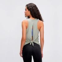 Los tops amistosos de la yoga de las señoras de la piel vendan las camisetas sin mangas sin mangas flojas traseras de la yoga
