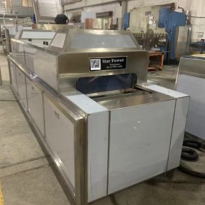 Equipamentos industriais avançados de limpeza e secagem para produção automatizada