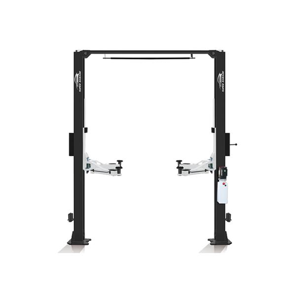 2 Post Overhead Clear Floor Car Lift 1900mm Lifting Height With Symmetric Arms