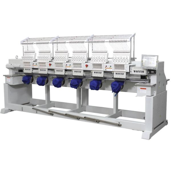 6 Head Computerized Same Feiya Embroidery Machine Price for Tshirt Hat Flat Embroidery