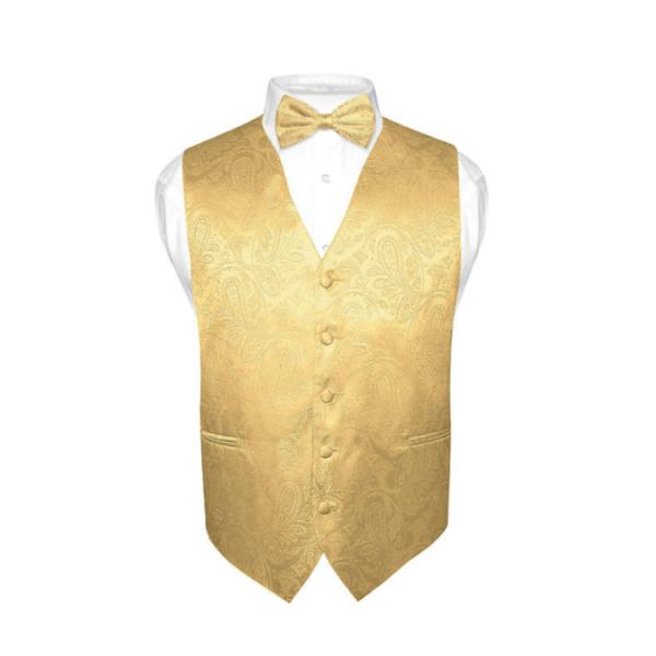 Mens quality paisley vest