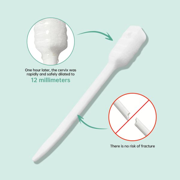 Disposable Cervical Dilation Mold with 3.5mm for Hysteroscopic Examination and 5.5mm for Cervical Ripening - Sterilization & Safety