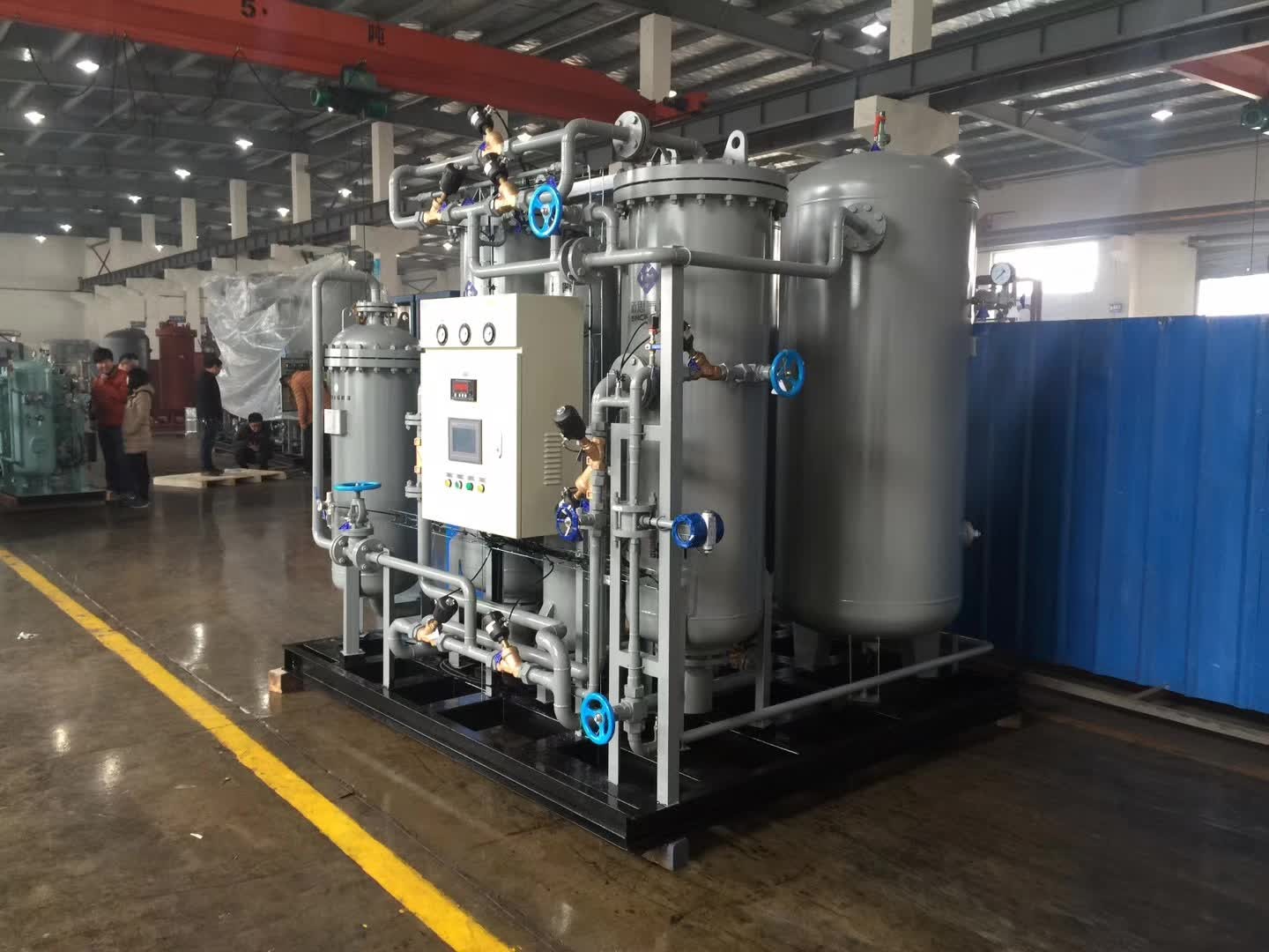 High Pressure PSA Nitrogen Generation System with PLC Control and 99.9995% Purity N2 Nitrogen Generating Equipment