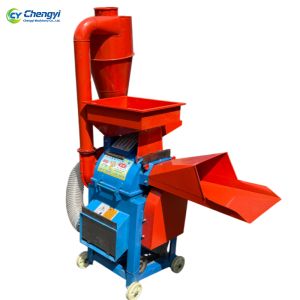 Steel Self Priming Grass Pulping Machine High Performance Forage Grinding Equipment