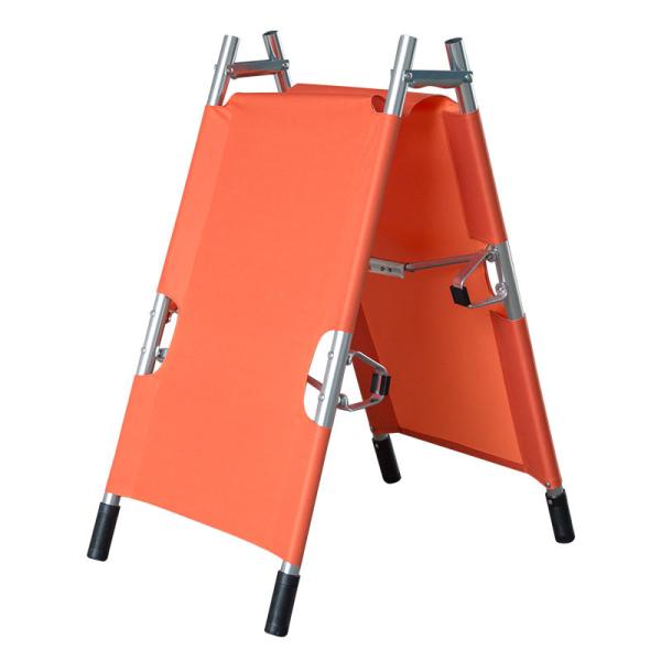Two Folding Medical Stretcher Hospital Fire Rescue Transport High-strength aluminum alloyize,  inverted triangle outriggers,sturdy , durable,light and flexible