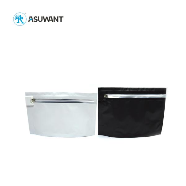 Clear Child Proof Zipper Bags Zipper Cement Packaging PE Plastic For Marijuana