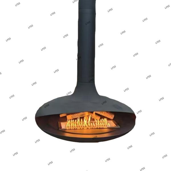 hanging indoor fireplace hanging suspended fireplace contemporary indoor hanging fireplace