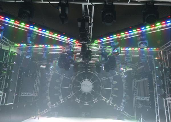 LED Efeect Lights 3W X 96PCS RGB 3 In 1 With 8 Heads For Disco