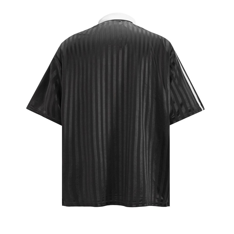 Support Customization ODM Men's Embroidered Letter Short Sleeve Sports T-Shirt 100% Polyester Breathable Quick-Drying