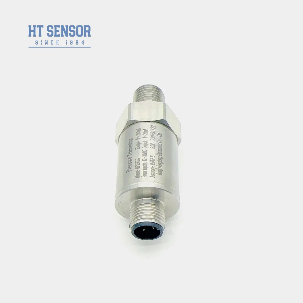 M12 Connector 4-20mA Cheap Level Transmitter Hydraulic Analog Fuel Oil Water Pressure Sensor Transmitter