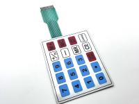 Prototype de claviers de panneau de commande tactile sans membrane avec adhésifs 3M étanches